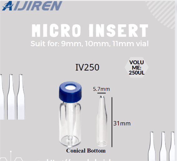 250ul Conical Vial Inserts: Efficient Sample Handling