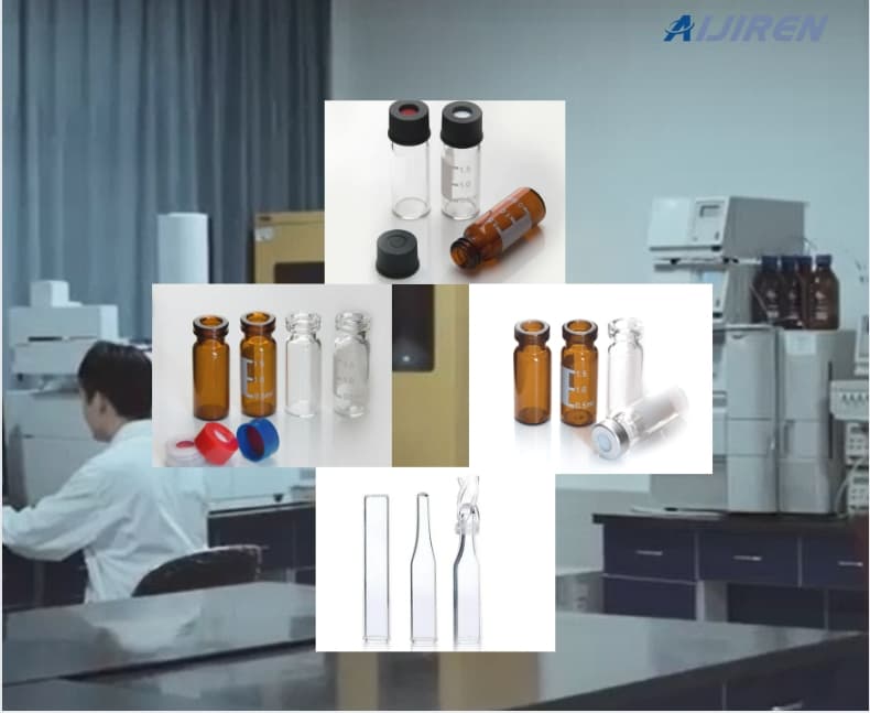 Which vial is used for HPLC test?