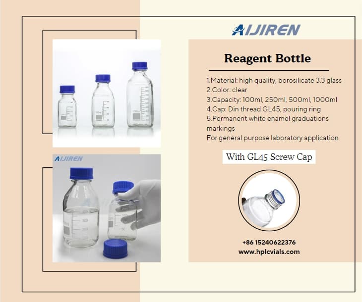 Laboratory GL45 Reagent Bottles: The Versatile, Reliable Solution for Your Chemical Storage Needs